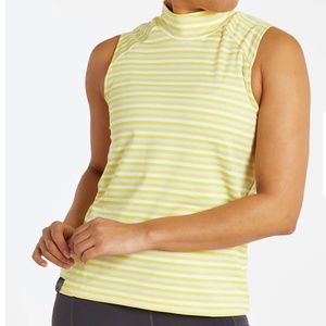 NWT Oiselle Stripe Love Mock Neck Tank size XS